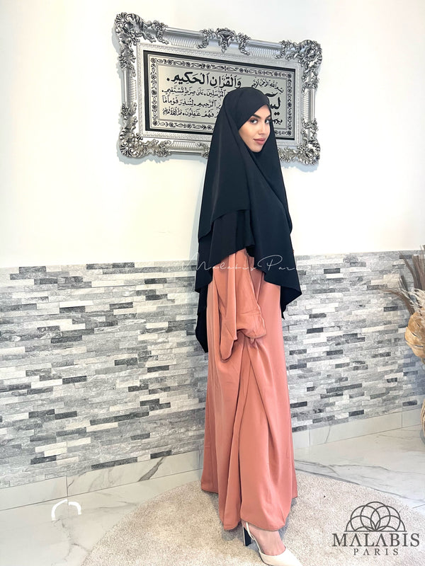 ABAYA - ROBE LONGUE | ROSE SAUMON