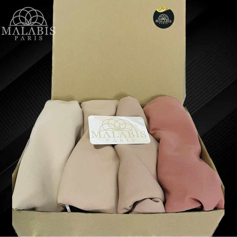 BOX HIJAB - SOIE DE MEDINE OU MOUSSELINE